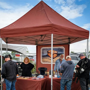 Carpa impermeable para exteriores, plegable, de 10x10, personalizada, fácil de montar, para eventos, gazebo, carpa para ferias comerciales. - Product Image 2