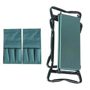 Sunsbuild Ergonomic Folding Garden Kneeler and Seat Cushion Pad Bench <b>Stool</b> <b>with</b> Tool Pouches for Knee & <b>Back</b> Protection - Product Image 1