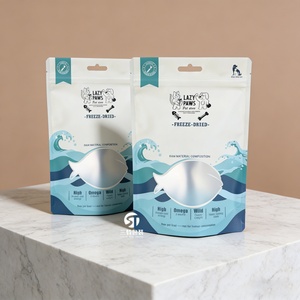 ถุงใส่อาหารสัตว์เลี้ยงแบบตั้งได้ พร้อมซิปล็อค สำหรับบรรจุอาหารสุนัขและแมวแบบแห้ง - Product Image 1