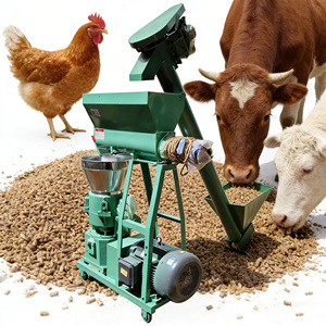 HJ-N400 Macchina per la Produzione di Pellet per Mangimi di Pollame, Suini, Bovini, Pecore e Polli, Capacità 2 Tonnellate, <span class=keywords><strong>Pellettatrice</strong></span> per Alimenti Animali - Product Image 2