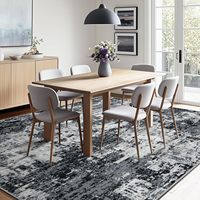 Tapis d'intérieur modernes abstraits lavables, antidérapants et doux pour salon, entrée, chambre, chambre d'enfant, décoration intérieure