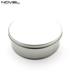 Diy毛坯定制升华锡罐储物容器糖果盒长方形心形圆形金属锡盒 - Product Image 3