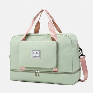 Lightweight Oxford Material Folding Duffle Bag Custom Logo Multi-Functional for Soft <b>Camping</b> Daily <b>Storage</b> Travel Outdoor - Product Image 2