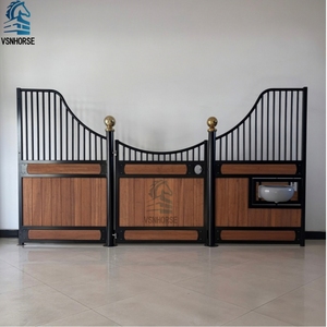 Vente d'<span class=keywords><strong>abri</strong></span> <span class=keywords><strong>mobile</strong></span> pour chevaux de style européen, permanent et extérieur, avec toit et structure en acier galvanisé. - Product Image 2