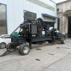 Basso prezzo portatile mini PE250 * 400 frantoio a mascella con motore diesel per l'estrazione e l'estrazione - Product Image 6