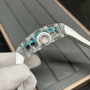 Reloj de Moda 2026 con Caja de Fibra de Carbono, Correa de Goma, Cristal de Zafiro, Ideal para Regalos Navideños, Reloj para Hombre - Product Image 4