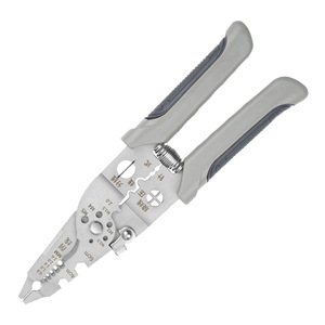 Multifunctional <b>Wire</b> <b>Stripper</b> Crimper 22 Awg Steel Front Entry Bright Finish Plastic Handle Diy Tool - Product Image 4