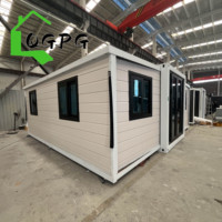 Casa Prefabricada Expandible en Contenedor de 20 Pies o 40 Pies, Lista para Usar, 5 Dormitorios, Casa Portátil de Lujo, Sala de Estar, Diseño Moderno