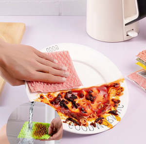 Vente en gros usine : Chiffon de <span class=keywords><strong>cuisine</strong></span> dégraissant, Brosse à huile anti-adhésive, Brosse à casseroles, Chiffon à vaisselle, Tampon à récurer facile à nettoyer - Product Image 6