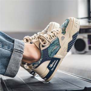 2025 nouveau printemps chaussures de planche décontractées pour hommes avec semelles épaisses respirant tout match niche confortable à lacets antidérapant conception de sport - Product Image 4