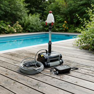Limpiador Robótico Inteligente con Cable para Piscinas, Aspiradora Automática con Diseño para Escalar Paredes, para Piscinas Enterradas WC-4010 - Product Image 1