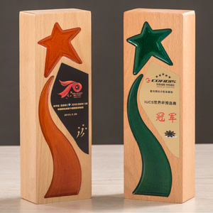 Placa de Madera Personalizada de Alta Calidad con Diseño Nuevo 2024, Placa de Madera Única para Reconocimiento Corporativo a Empleados, Seguros - Product Image 2