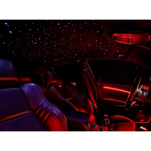 5 in 1 12V Car Interior Ambient <b>Light</b> APP Remote Control Colorful Fiber Optic Starlight Car Ambient <b>Light</b> - Product Image 2