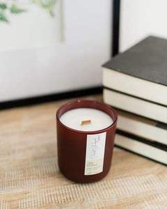 Velas Aromáticas de Lujo Hechas a Mano con Cera de Soja Orgánica en Frasco de Vidrio para el Día del Padre y Diwali - Product Image 5