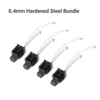 Aksesori Modul Cetak 3D SNAPMAKER: Kit Hot End Baja Keras 0.4mm (4 Buah)