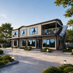 Casa Prefabricada Modular Moderna, Villa de Lujo con Estructura de Acero, Casa Contenedor, Cabaña en Forma de A, Pequeña Casa Prefabricada para Jardín - Product Image 3
