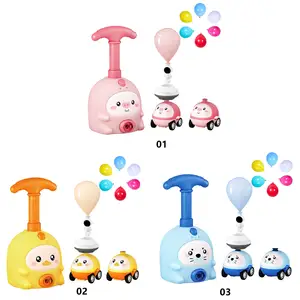 Enfants fusée ballon lanceur jouets éducatifs inertiel Air puissance voiture tour Science gonflable animaux jouets pour garçons filles