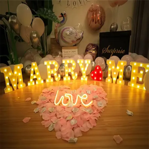 Stereoskopische Große Glühbirnen-Buchstaben und -Zahlen Englische LED-Leuchten Leuchtende Zeichen Leuchttafel Mehrfarbige Anzeige IP65 - Product Image 5