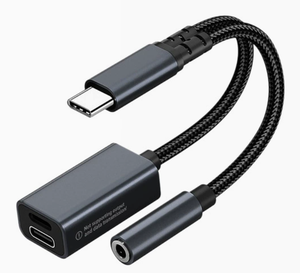 Divisor USB-C 3 en 1, Carga Rápida PD27W, Dongle de Audio, Chip Decodificador AB136D, Tipo-C a <span class=keywords><strong>Lightning</strong></span> y Conector de 3.5mm para Dispositivos Móviles - Product Image 3