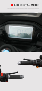 Motocicletta Elettrica Sportiva Personalizzata da 12000W ad Alta Velocità per Adulti, Velocità Massima 140 km/h, con Batteria al Litio di Grande Capacità - Product Image 4