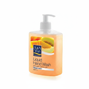 AquaVera MANGO & MELON Jabón Líquido Antiséptico para Manos 500 ml Jabón para Inodoro con Ingredientes Químicos SLS Certificado ISO/GMP Uso para Adultos - Product Image 2