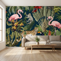 Revêtement mural auto-adhésif moderne imprimé sur mesure, gaufré 3D, imperméable, à peler et coller, pour la maison, fabriqué sur commande