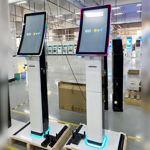23.6/32'' Curved Screen <b>Printer</b> Kiosk Multi-function Self Service <b>Scanner</b> Kiosk A4 Pos Holder Self Service Kiosk in Restaurant - Product Image 2
