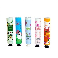 Tube d'emballage pour crème pour les mains en aluminium-plastique pour hôtel, 12 ml/9 ml, diamètre 12,7-35 mm, bouchon à vis, impression UV personnalisée