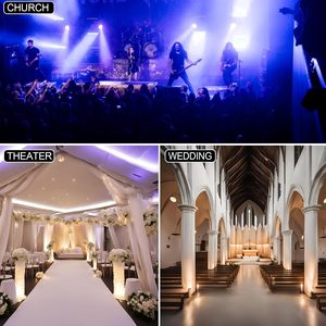 Venta al por mayor 4*100W COB Blinder Light 4 ojos blanco cálido y blanco frío COB Par Light DMX512 para escenario <span class=keywords><strong>teatro</strong></span> concierto audiencia luces - Product Image 6