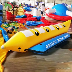 <span class=keywords><strong>Bateau</strong></span> banane gonflable Prix <span class=keywords><strong>4</strong></span> <span class=keywords><strong>places</strong></span> Tube Adultes Jeux d'eau 0.9mm Bâche PVC Gonflables remorquables - Product Image 2