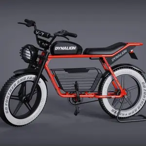 DYNALION 48V 1000W bisiklet elektrikli Moped yetişkin kir yol hibrid elektrikli dağ bisikleti