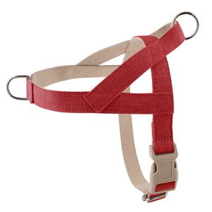 環境にやさしいヘンプペット製品プラスチックバックル付きクイックフィットドッグハーネス - Product Image 4