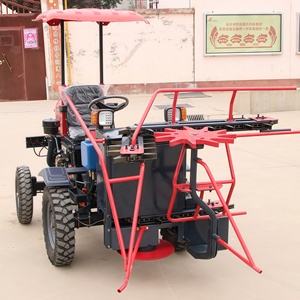 High-Accuracy Automatic Gear Drive Mini Reaper Harvester Grain Harvester Tractor Farming Whole Stalk Cutting Wheat/Corn/Rice - Product Image 4