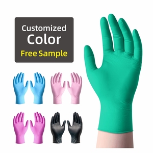 Anboson Factory Wholesale Accept OEM 100 Pack Disposable Gloves Nitrile Gloves Xs Powder-Free 100% Pure Nitrile Glove