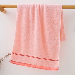 25*50 CM Cadeau de pendaison de crémaillère Anneau de cheveux crypté Couleur Serviette de couleur unie Serviette super absorbante - Product Image 5