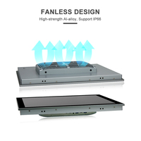 Computadora Industrial Todo en Uno, IP65 Impermeable, Sin Ventilador, 3 Puertos LAN RJ45, Función NFC, Cuatro Núcleos
