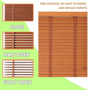 Persianas Venecianas de Madera Sintética Modernas para Oficina, <span class=keywords><strong>Precio</strong></span> Económico al por Mayor, Inalámbricas/Manuales/Eléctricas, Diseño Natural con <span class=keywords><strong>Cinta</strong></span> Adhesiva - Product Image 5