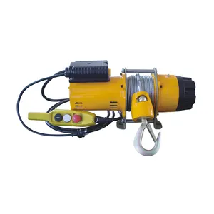 China high quality small 110 volt 120v 220v 240v 100kg 200kg 500kg 1000kg 1 ton lifting electric hoist winch for sale