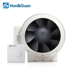 Hon&Guan EC motor fan extractor for kitchen range hood reinforced smoke duct fan