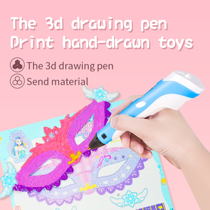 Văn phòng văn phòng phẩm tương tác 3D vẽ bút 4 màu sắc 3D graffiti bắt đầu bút nạp với ABS/PLA đầy màu sắc Filament - Product Image 2