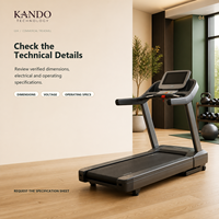 Caminadora Motorizada Comercial, Equipo de Cardio para Gimnasio, Centro de Fitness, Uso Comercial