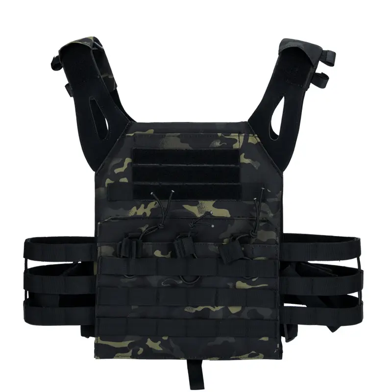 Camouflage training green body slick operation armor bandolier multicam tactical plate carrier hunting vest