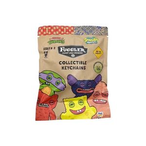 100% originale 24 pz/set Fuggler divertente brutto mostro V2 serie SpongeBobs tartarughe portachiavi scatola cieca figure da collezione Mini giocattoli - Product Image 2