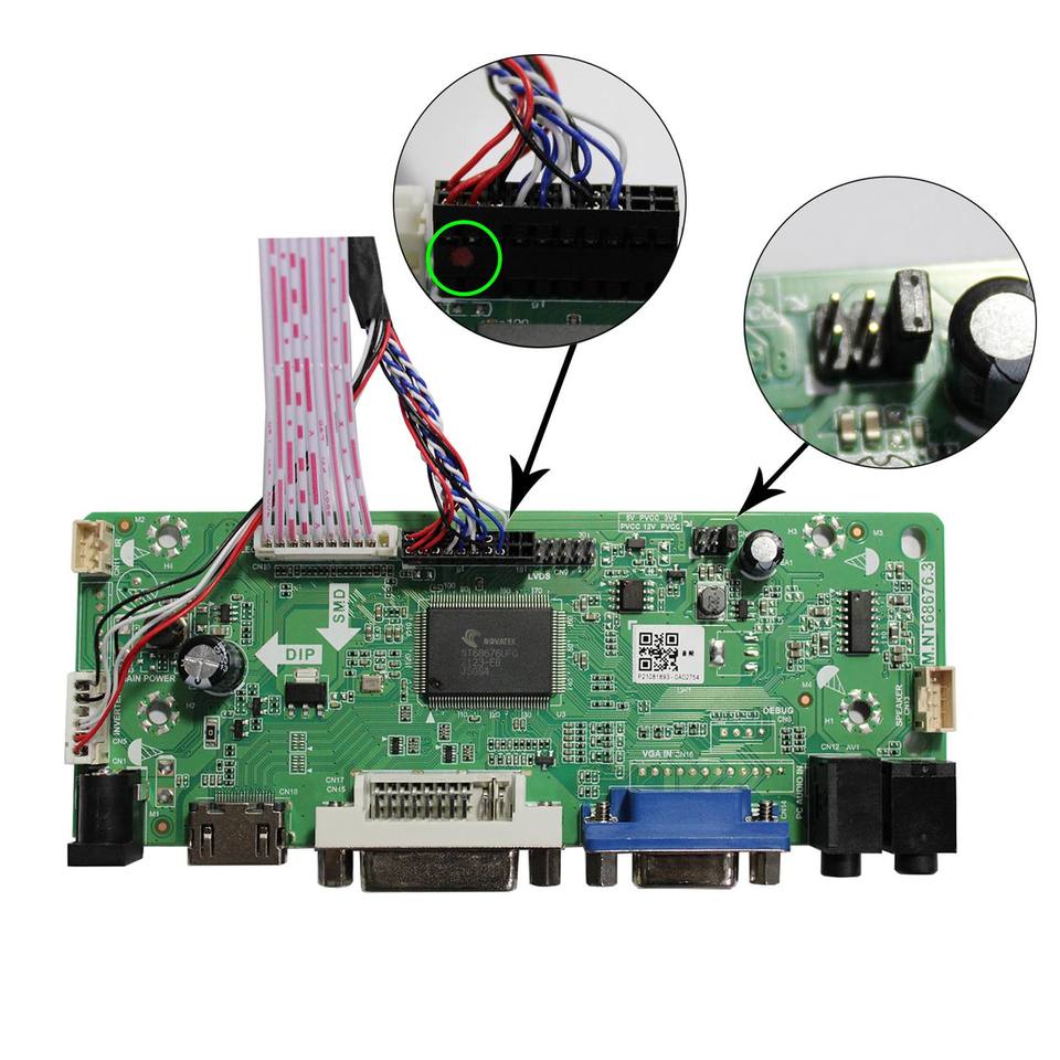 VSDISPLAY LCD Display Controller Board
