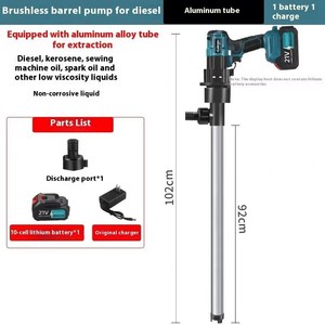Pompe à baril à batterie au lithium REALMAX pour achat en gros à prix abordable, pompe <span class=keywords><strong>de</strong></span> transfert d'huile haute efficacité en acier inoxydable pour remplissage d'huile moteur - Product Image 4
