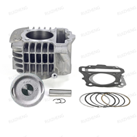 Kit de Culasse de Piston pour Moteur de Moto 125cc 56mm C110 CRF110 TRX110 110cc Kits de Cylindres