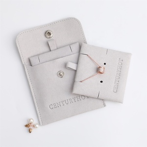 PUPPYSEW Microfiber Jewelry Bag with Insert Pad Velvet Jewelry Pouch with Insert Jewelry Packaging Bag With Logo - Product Image 2