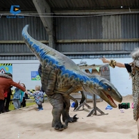 Costume de cosplay grandeur nature Costume de dinosaure marcheur Costume de dinosaure raptor pour adulte