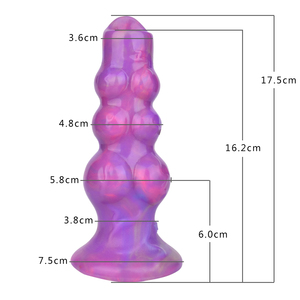 Monster Dildo Ovipositor Dildo Hollow con 5 huevos Juguete sexual para adultos para mujeres Parejas Lobo Anudado Dildo Mujeres Juguetes sexuales grandes - Product Image 2