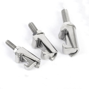304 thép không gỉ c-loại chân không Caliper với vít móc Bolt mặt bích thép không gỉ c-loại kẹp - Product Image 4